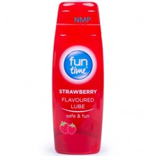 Fun time Strawberry sexual lubricant, using a water based formulation for a natural feel and with an Strawberry taste and scent 75ml 